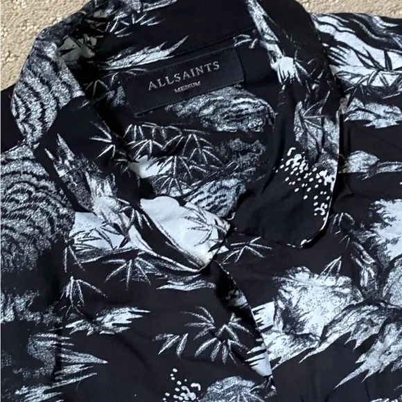 ALL SAINTS BUTTON DOWN SHIRT - Picture 3 of 5